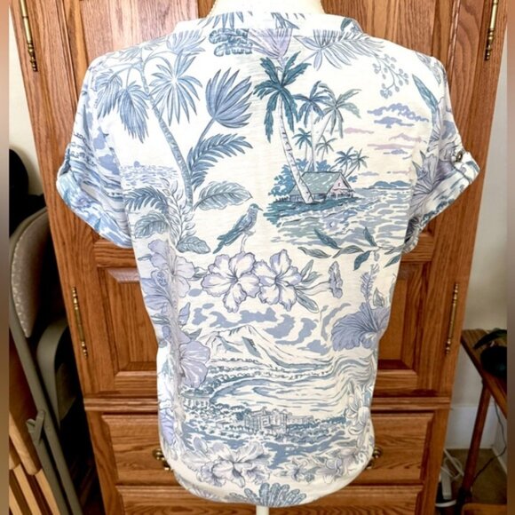 FDJ Tropical Print Tee - Picture 6 of 9